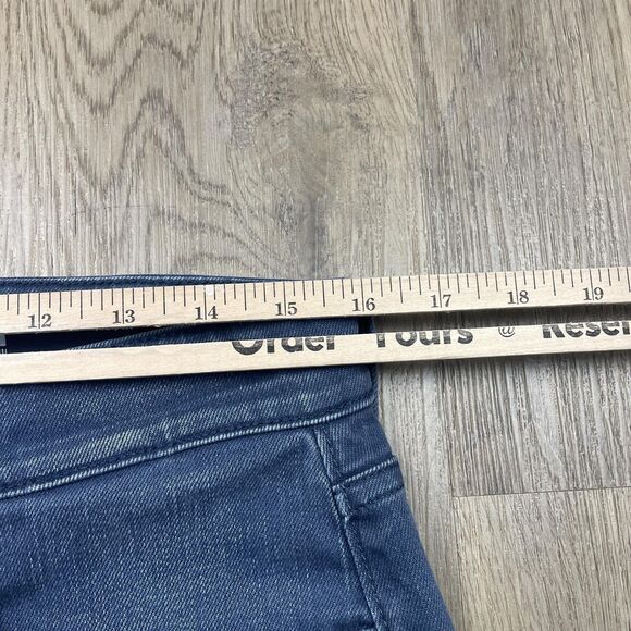 G-Star RAW 3301 Slim Jeans Mens 32x30 Blue Distressed Repair Italian Fabric - Picture 13 of 15